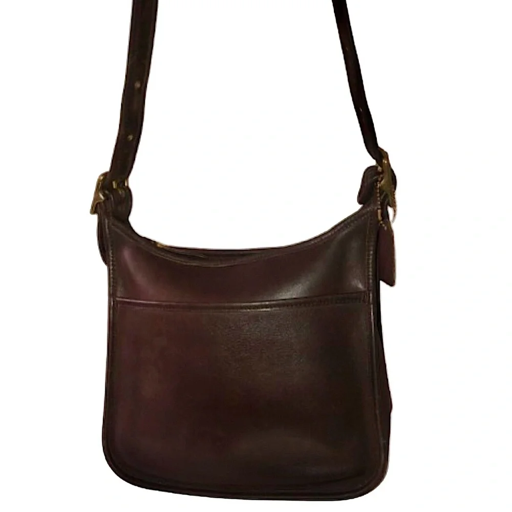 Vintage COACH Legacy Zip Mahogany Glove Tanned Crossbody Shoulder Bag 9966 COA - Picture 16 of 17